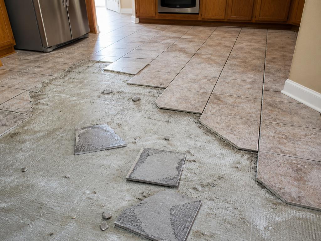 Floor demolition and subfloor prep in Southeast Michigan