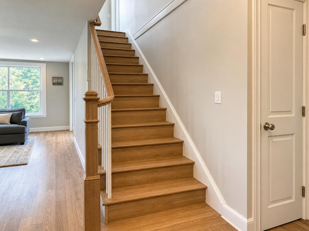 How we install laminate stairs cleanly